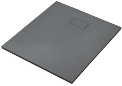 Душевой поддон WasserKraft Elbe 74T03 90x90 стеклопластик, черный