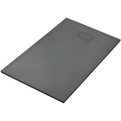 Душевой поддон WasserKraft Elbe 74T15 110x90 стеклопластик, черный