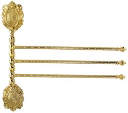 Полотенцедержатель тройной Migliore Cleopatra 16700 поворотный, золото