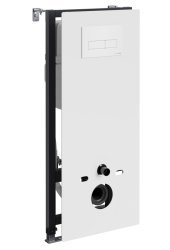 Инсталляция для унитаза Wasserkraft Abens 20TLT.010.ME.WH.WM03 с кнопкой
