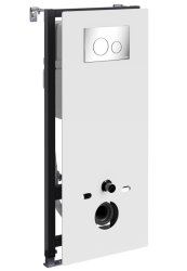Инсталляция для унитаза Wasserkraft Abens 20TLT.010.ME.WH.CH02 с кнопкой