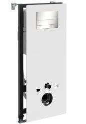 Инсталляция для унитаза Wasserkraft Abens 20TLT.010.ME.WH.BN04 с кнопкой