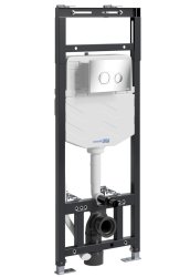 Инсталляция для унитаза Wasserkraft Alme 15TLT.010.ME.CH01 с кнопкой