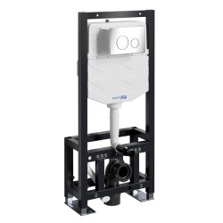 Инсталляция для унитаза Wasserkraft Dill 61TLT.010.ME.CH02 с кнопкой
