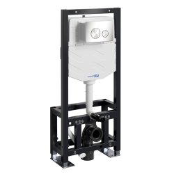Инсталляция для унитаза Wasserkraft Dill 61TLT.010.ME.BN02 с кнопкой