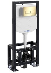 Инсталляция для унитаза Wasserkraft Dill 61TLT.010.ME.PG03 с кнопкой