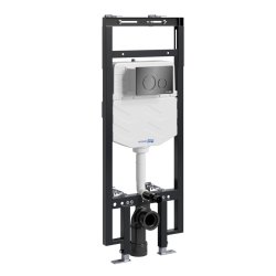 Инсталляция для унитаза Wasserkraft Dinkel 58TLT.010.ME.PB02 с кнопкой