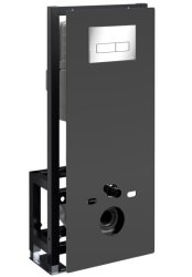 Инсталляция для унитаза Wasserkraft Glan 66TLT.010.ME.BL.CH03 с кнопкой