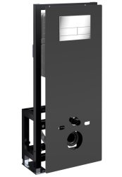 Инсталляция для унитаза Wasserkraft Glan 66TLT.010.ME.BL.CH04 с кнопкой