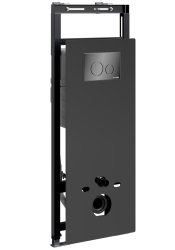 Инсталляция для унитаза Wasserkraft Salm 27TLT.010.ME.BL.PB02 с кнопкой