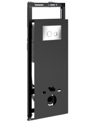 Инсталляция для унитаза Wasserkraft Salm 27TLT.010.ME.BL.CH01 с кнопкой