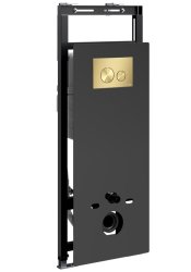 Инсталляция для унитаза Wasserkraft Salm 27TLT.010.ME.BL.MG02 с кнопкой