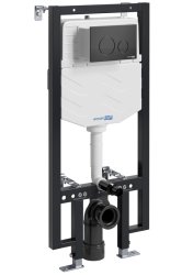 Инсталляция для унитаза Wasserkraft Vils 56TLT.010.ME.MB02 с кнопкой
