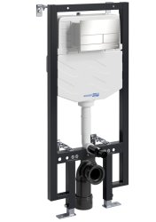 Инсталляция для унитаза Wasserkraft Vils 56TLT.010.ME.BN04 с кнопкой