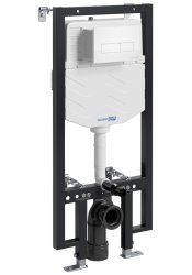 Инсталляция для унитаза Wasserkraft Vils 56TLT.010.ME.WH03 с кнопкой