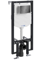Инсталляция для унитаза Wasserkraft Vils 56TLT.010.ME.PB03 с кнопкой