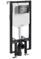 Инсталляция для унитаза Wasserkraft Vils 56TLT.010.ME.PB01 с кнопкой