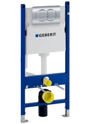 Инсталляция для унитаза Geberit Delta 458.149.21.1 с кнопкой