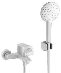 Смеситель для ванны с душем Wonzon&Woghand WW-A30891-MW, белая матовая