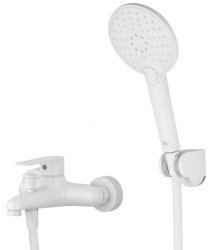 Смеситель для ванны с душем Wonzon&Woghand Alfa WW-AE3204-MW, белая матовая