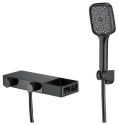 Смеситель для ванны с душем Wonzon&Woghand Shelf WW-B2551-MB, черная матовая