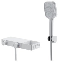 Смеситель для ванны с душем Wonzon&Woghand Shelf WW-B2551-MW, белая матовая