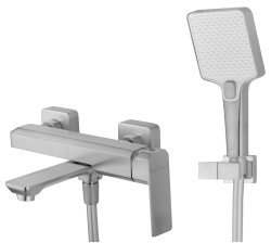 Смеситель для ванны с душем Wonzon&Woghand Diamond WW-88639011-BN, брашированный никель