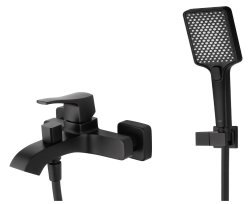 Смеситель для ванны с душем Wonzon&Woghand Flex WW-88037072-MB, черная матовая