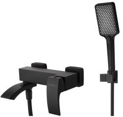 Смеситель для ванны с душем Wonzon&Woghand Fit WW-88639009-MB, черная матовая