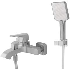 Смеситель для ванны с душем Wonzon&Woghand Flex WW-88037072-BN, брашированный никель