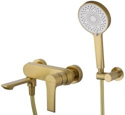 Смеситель для ванны с душем Wonzon&Woghand Brilliant WW-88037079-BG, брашированное золото