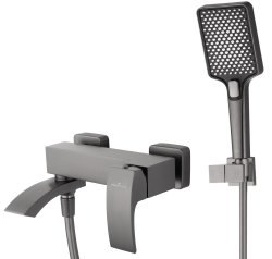 Смеситель для ванны с душем Wonzon&Woghand Fit WW-88639009-BGM, темный графит