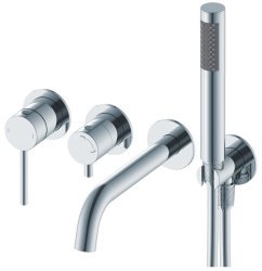 Встраиваемый смеситель для ванны Wonzon&Woghand Stick WW-889017-CR, хром