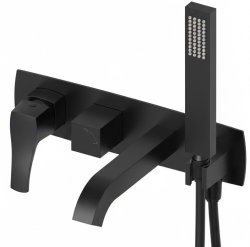 Встраиваемый смеситель для ванны Wonzon&Woghand Flex WW-88889072-MB, черная матовая