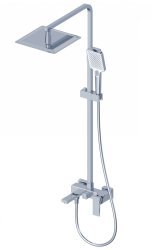 Душевая система Wonzon&Woghand Cube 2.0 WW-88047068-CR с изливом, хром