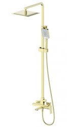 Душевая система Wonzon&Woghand Diamond WW-88739011-BG с изливом, брашированное золото