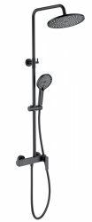 Душевая система Wonzon&Woghand WW-B3517-MB, черная матовая