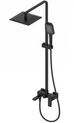 Душевая система Wonzon&Woghand Cube 2.0 WW-88047068-MB с изливом, черная матовая