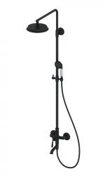 Душевая система Wonzon&Woghand Steam WW-88739008-MB с изливом, черная матовая