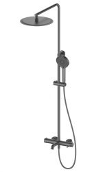 Душевая система Wonzon&Woghand Stick WW-88739017-BGM с изливом, темный графит