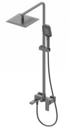 Душевая система Wonzon&Woghand Cube 2.0 WW-88047068-BGM с изливом, темный графит