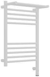 Полотенцесушитель электрический Сунержа Богема 3.1 с полкой 40x60, белый матовый