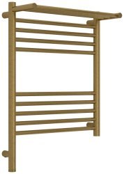 Полотенцесушитель электрический Сунержа Богема 3.1 L с полкой 50x60, латунь