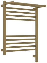 Полотенцесушитель электрический Сунержа Богема 3.1 R с полкой 50x60, золотой шелк