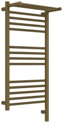 Полотенцесушитель электрический Сунержа Богема 3.1 R с полкой 40x80, бронза
