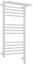 Полотенцесушитель электрический Сунержа Богема 3.1 R с полкой 40x80, белый матовый