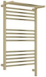 Полотенцесушитель электрический Сунержа Богема 3.1 R с полкой 50x80, шампань
