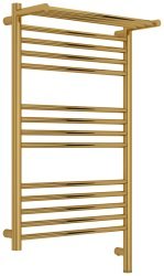 Полотенцесушитель электрический Сунержа Богема 3.1 R с полкой 50x80, золото