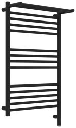 Полотенцесушитель электрический Сунержа Богема 3.1 R с полкой 50x80, тёмный титан муар