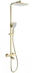 Душевая система Wonzon&Woghand Stay 3 WW-B3026-T1-BG, брашированное золото